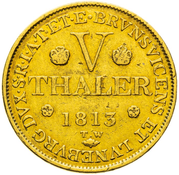 5 Taler 1813 - back