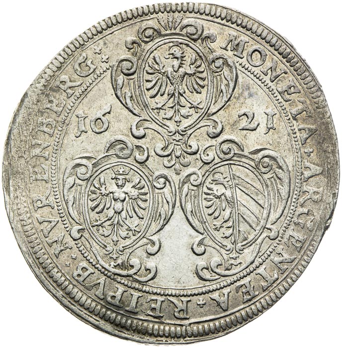 Thaler 1621 - back