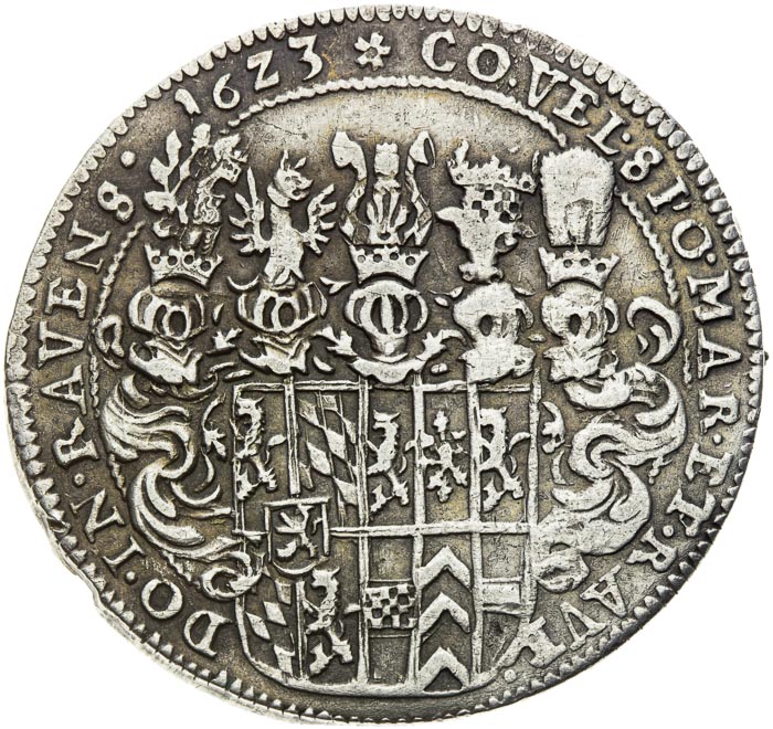 Thaler 1623 - back