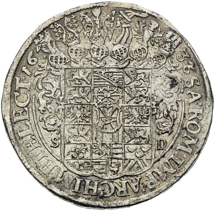 Thaler 1636 - back