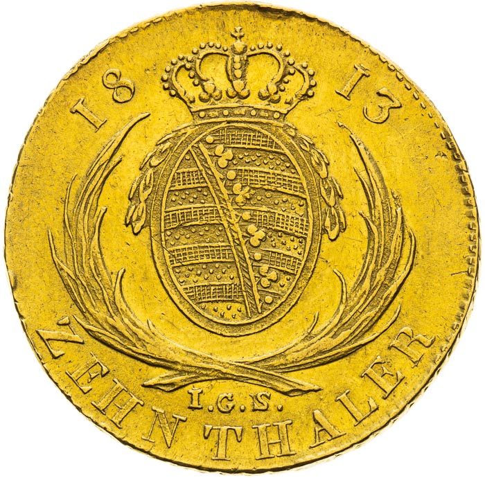 10 Taler 1813 - back