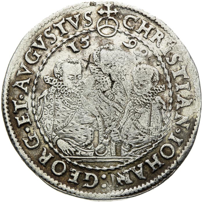 1/2 Thaler 1599 - back