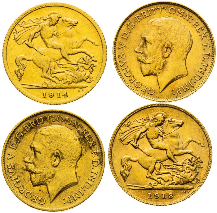 1/2 Sovereign (4 pcs) - back