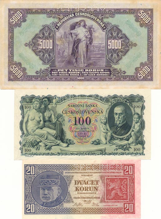 Lot of banknotes (3 pcs) - back