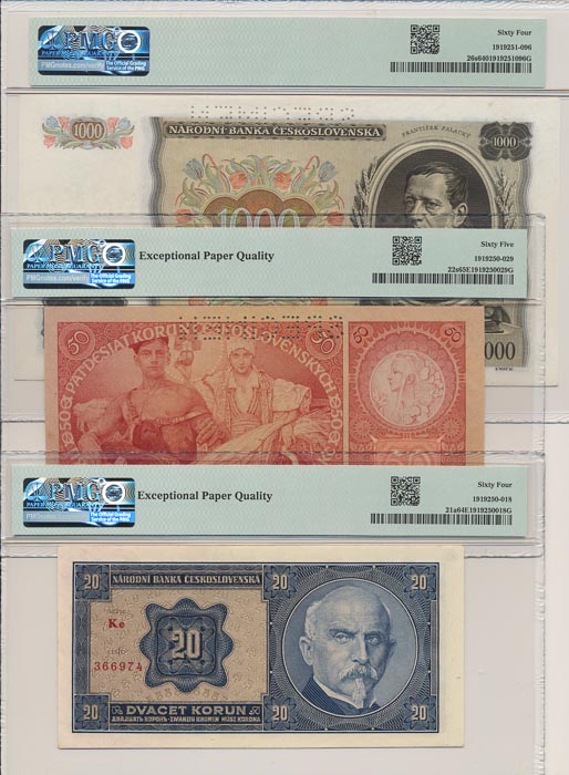 Lot of banknotes (3 pcs) - back