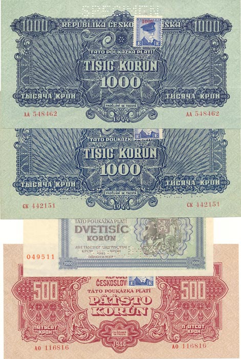 Lot of banknotes (8 pcs) - front