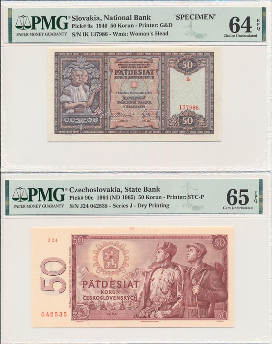 Lot of banknotes (4 pcs) - back