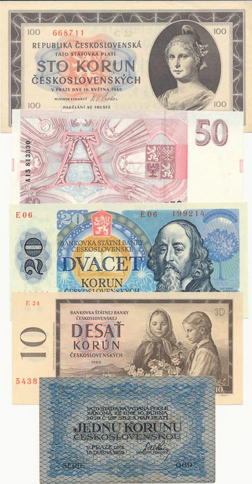 Lot of banknotes (100 pcs) - back