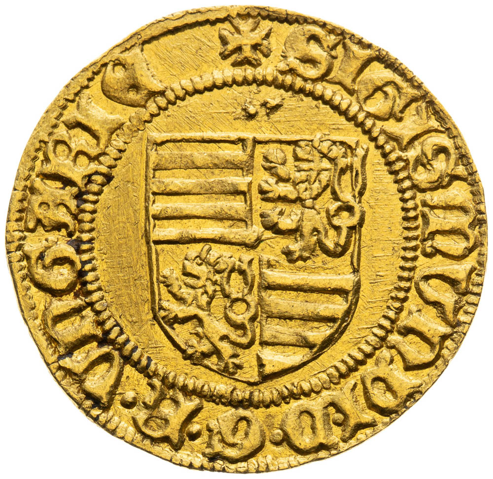 Goldgulden (1411) - front