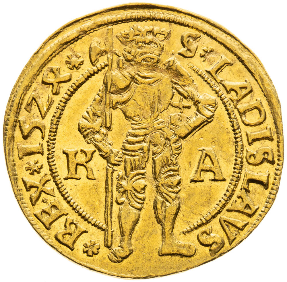 Dukát 1524 - revers