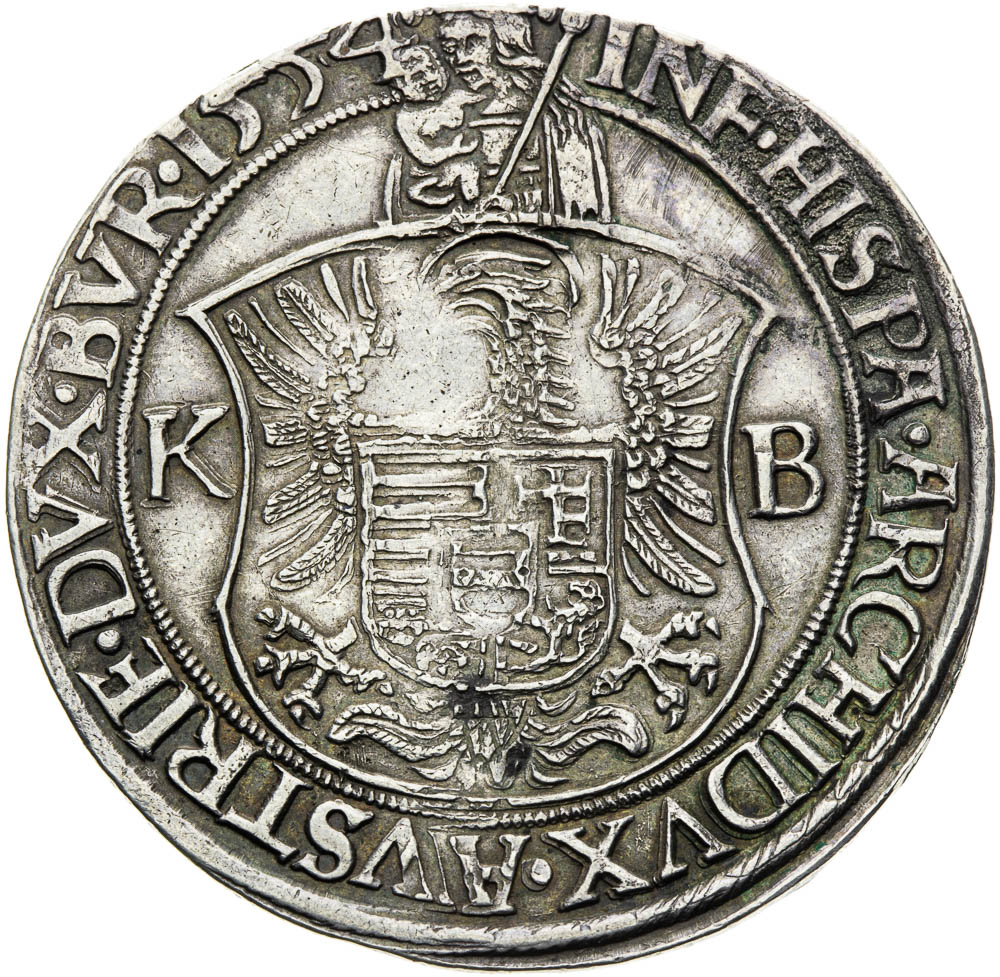 Thaler 1554 - back