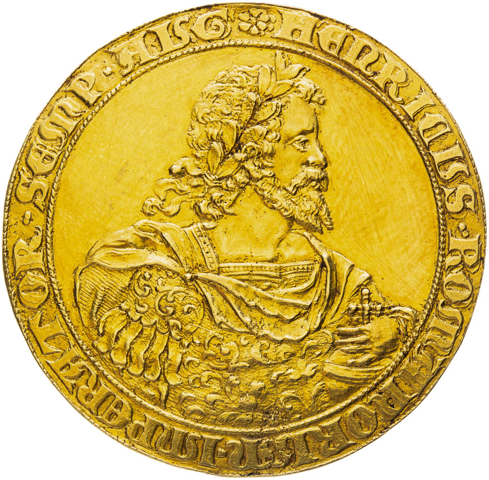 Gold medal (early 17. cent.)  - front