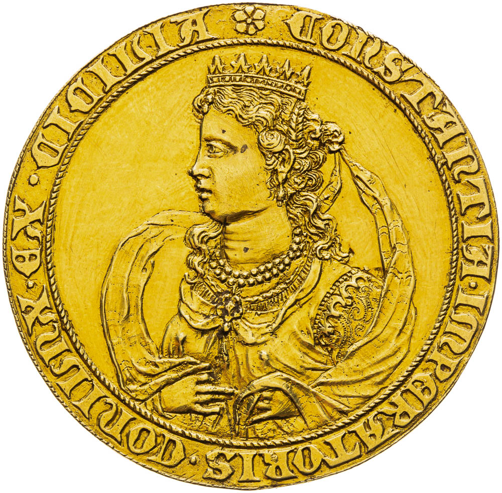 Gold medal (early 17. cent.)  - back