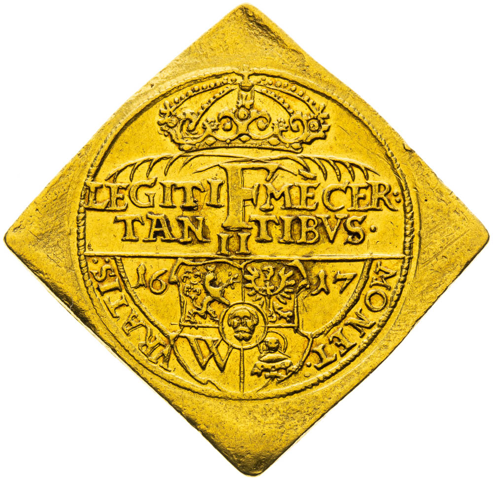 Gold medal 1617 (2 Ducats Clip) - back
