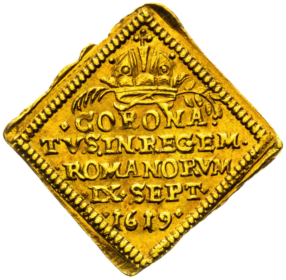 Gold token 1619 (Clip) - back