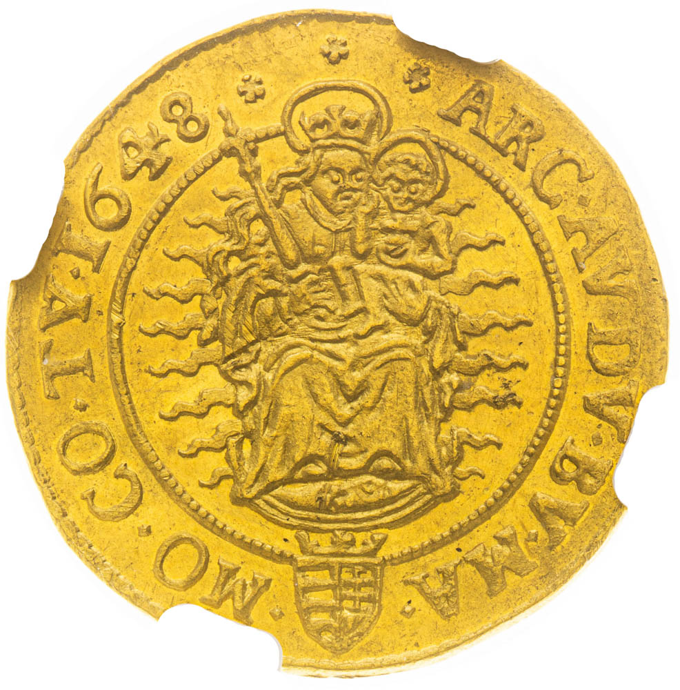 2 Ducats 1648 - back