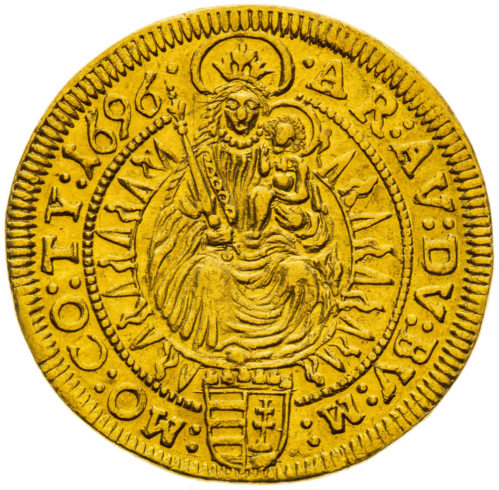 Ducat 1696 - back