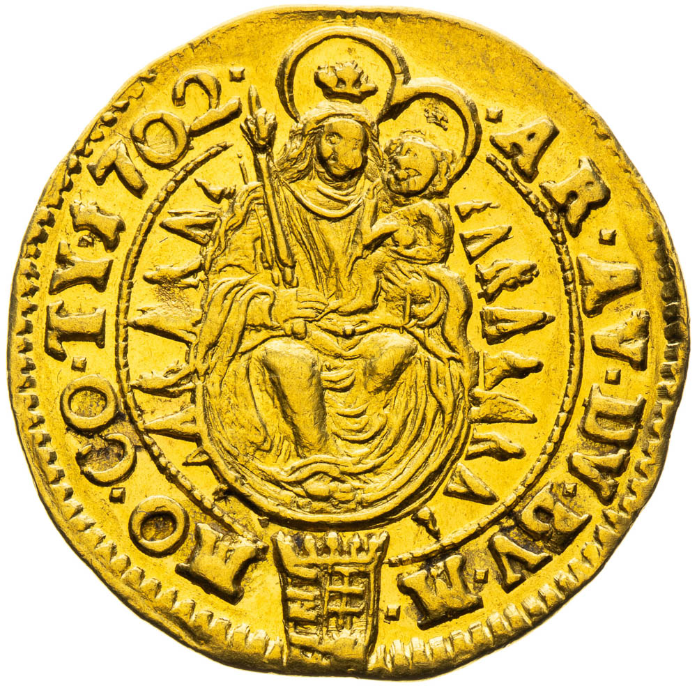 Ducat 1702 - back