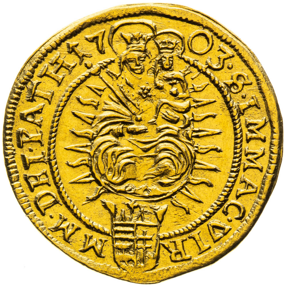 Ducat 1703 - back
