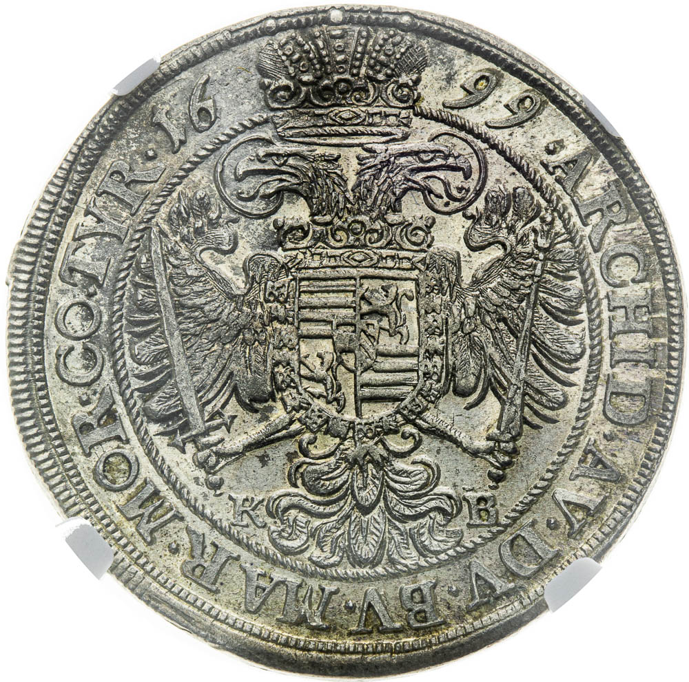 1/2 Thaler 1699 - back