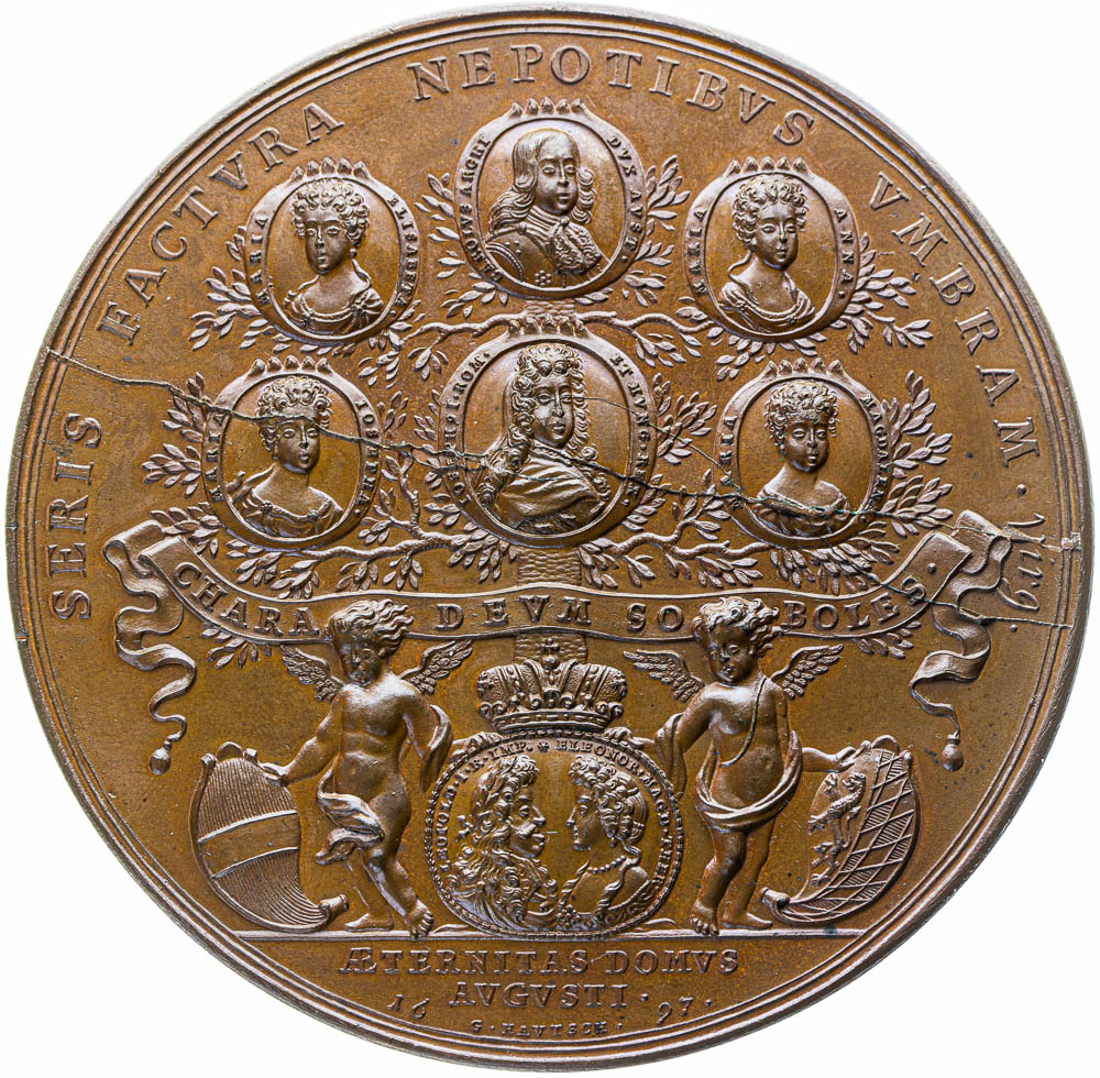 Medal 1697 - back