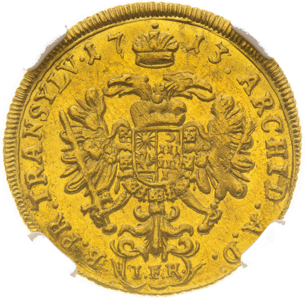 Ducat 1713 - back