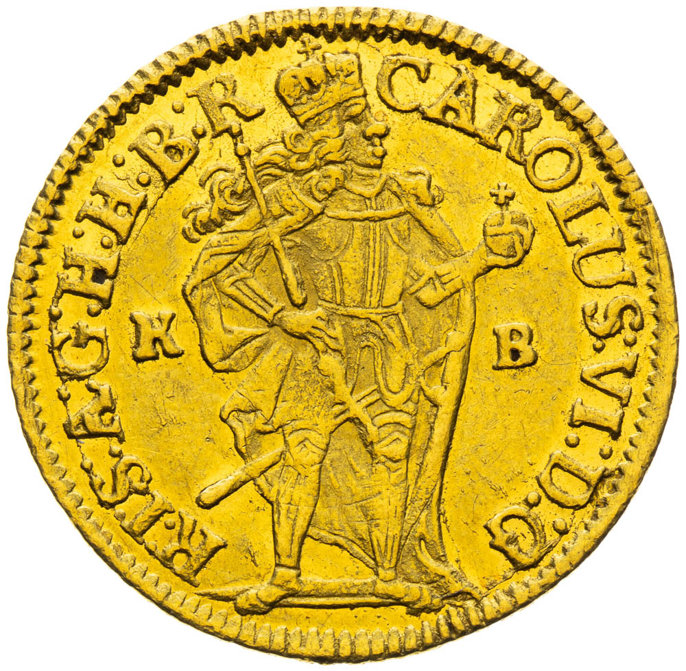 Ducat 1714 - front