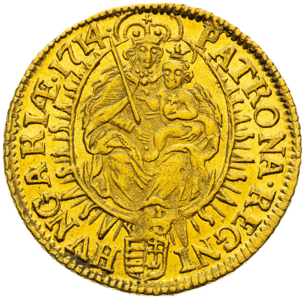 Ducat 1714 - back