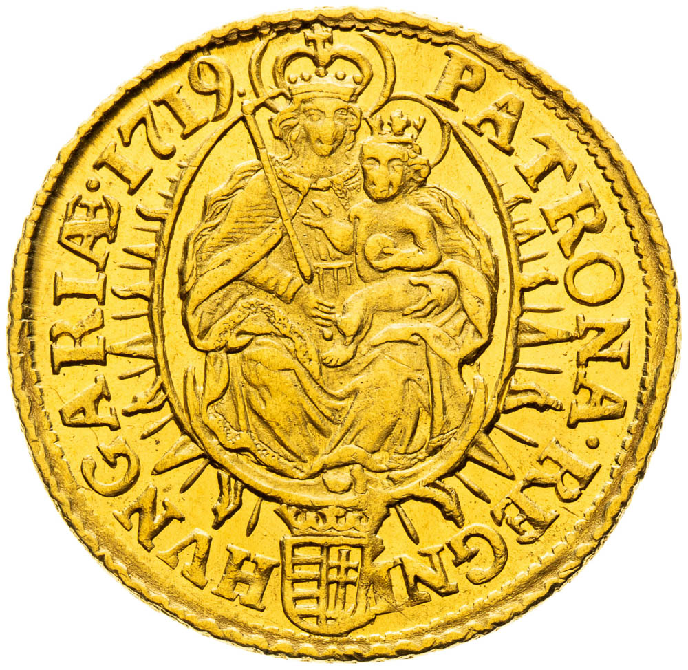 Ducat 1719 - back