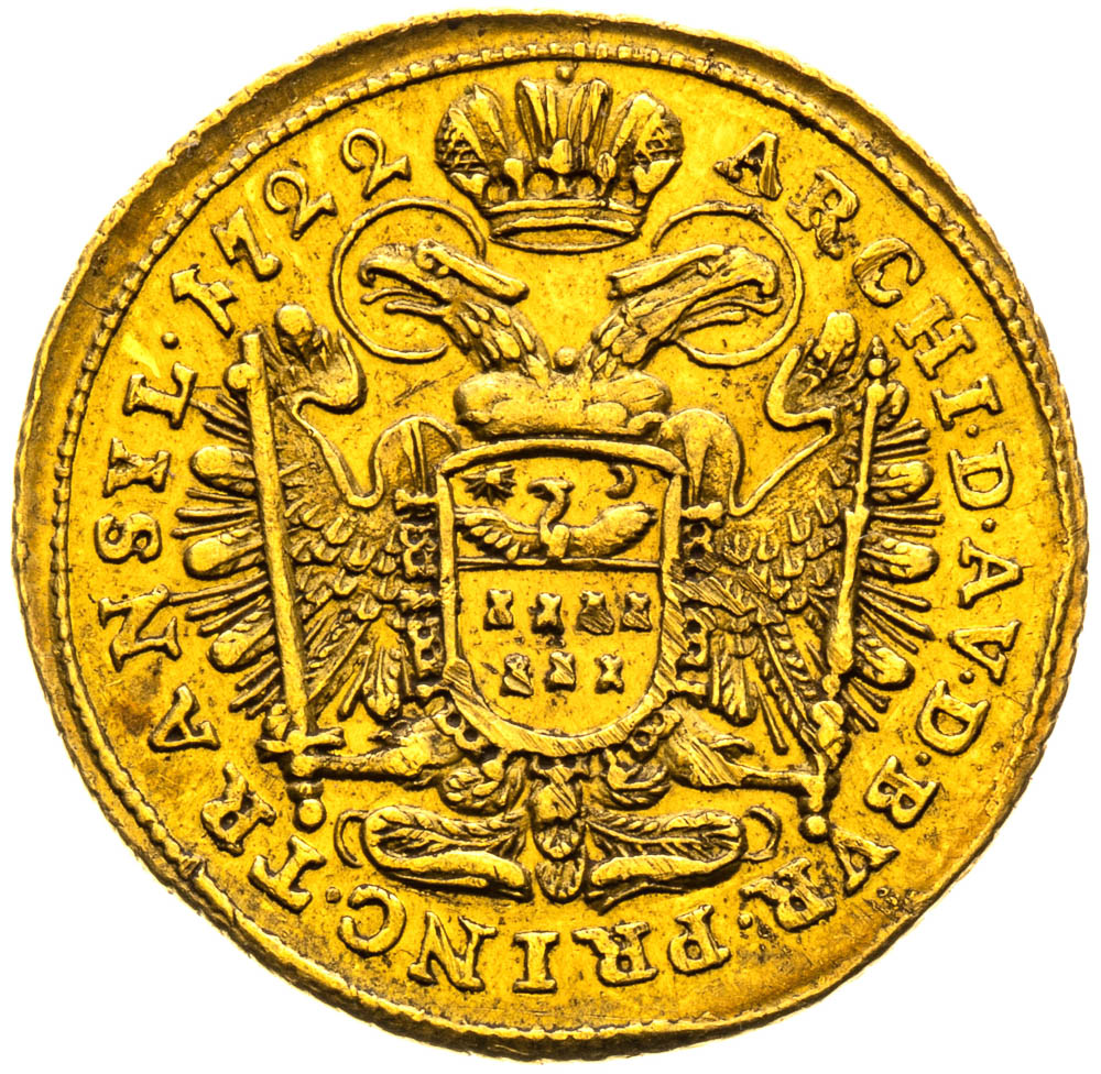 Ducat 1722 - back