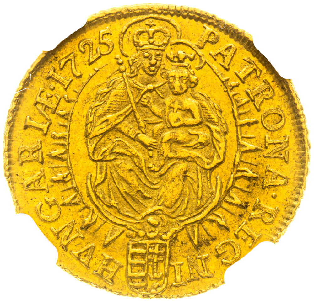 Ducat 1725 - back