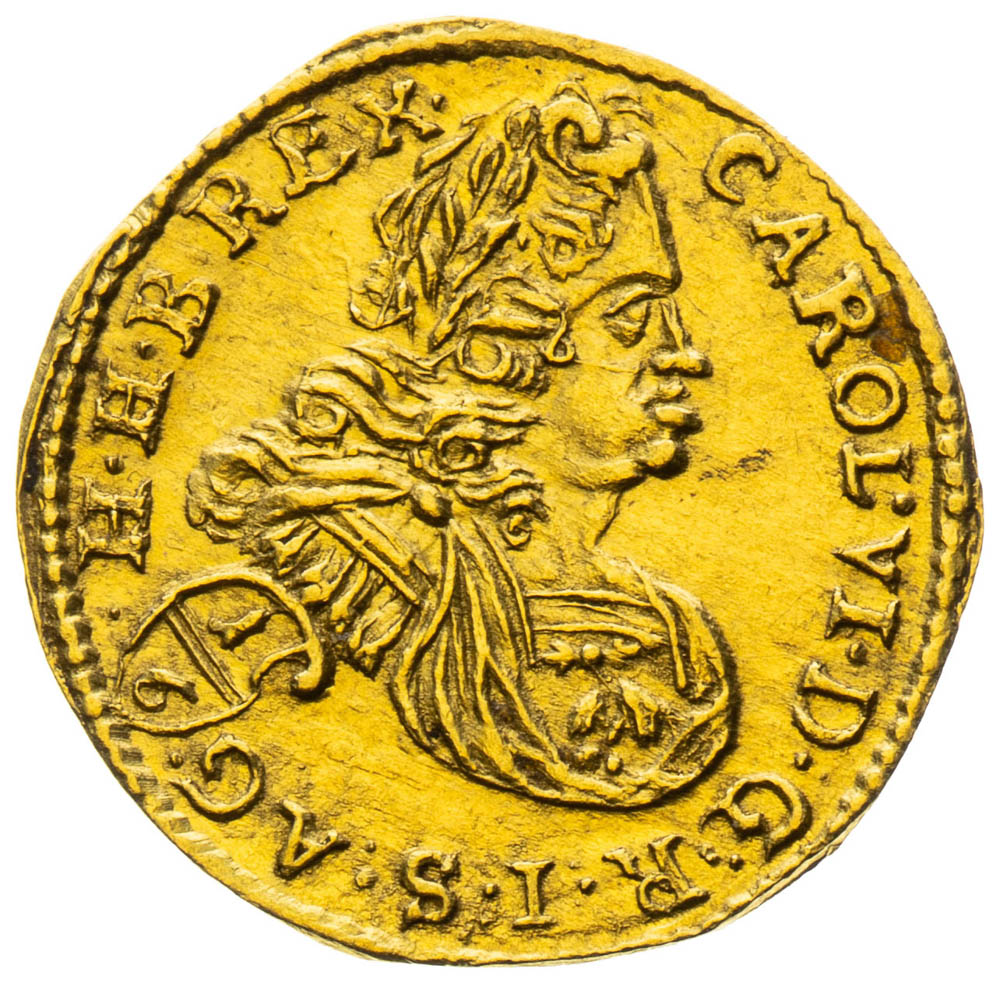 1/6 Ducat 1728 - front