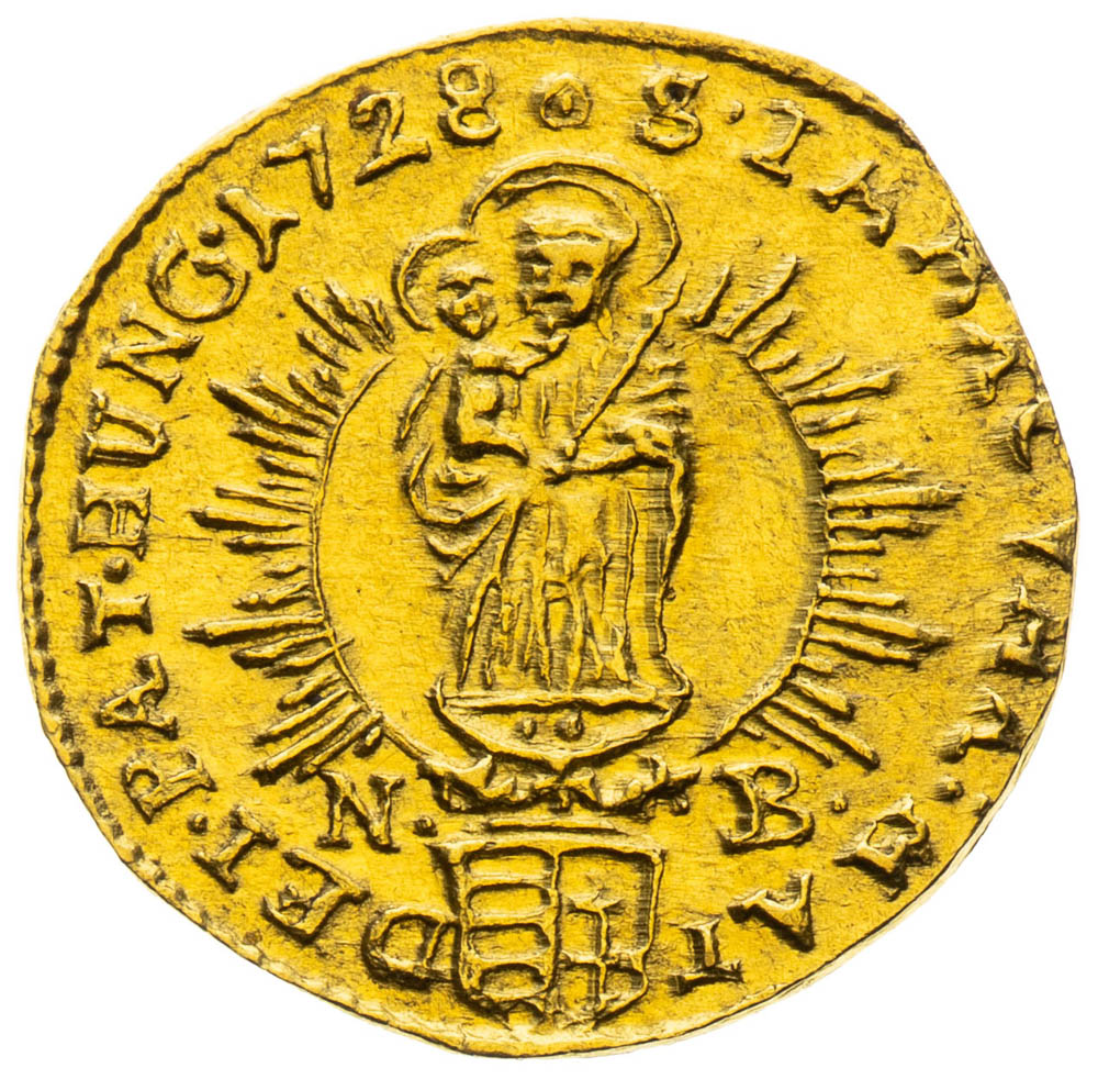 1/6 Ducat 1728 - back