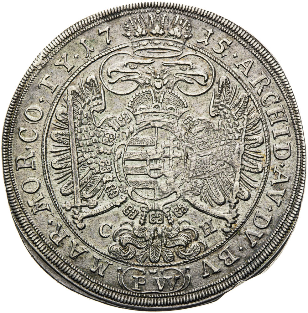 Thaler 1715 - back