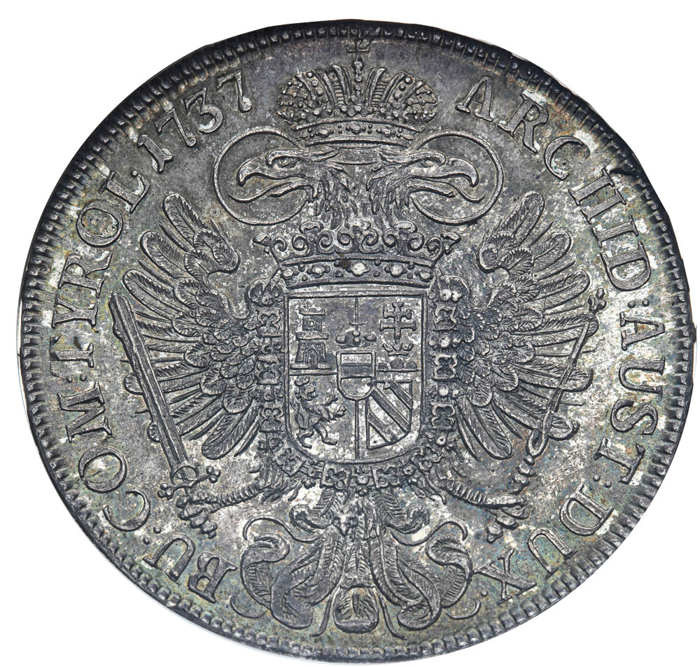 Thaler 1737 - back