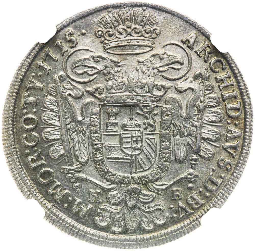 1/2 Thaler 1715 - back