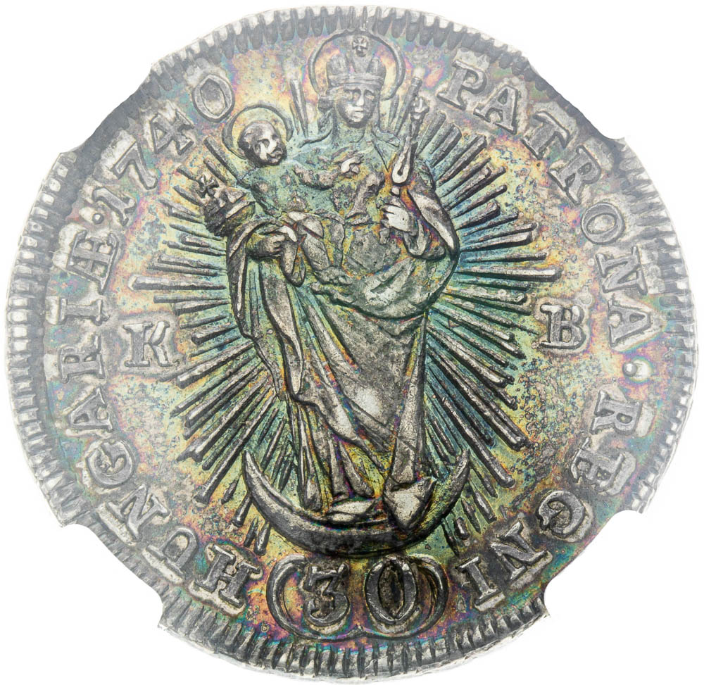 30 Kreutzer 1740 - back