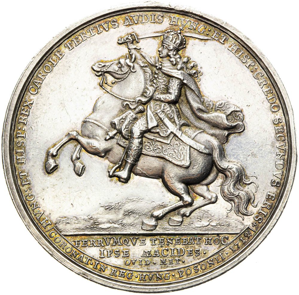 Silver medal 1712 - front