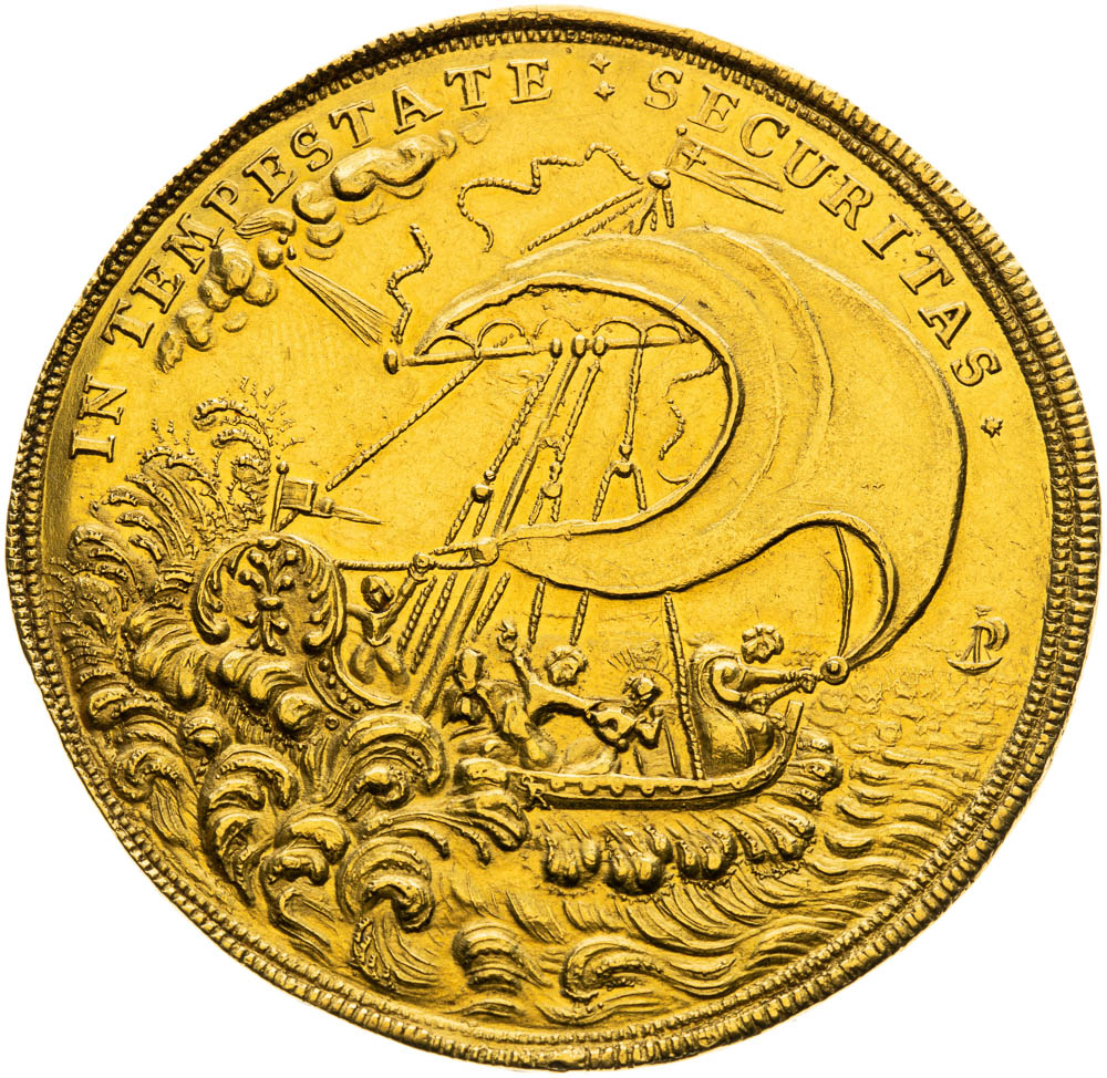  Gold medal (10 Ducats) - back