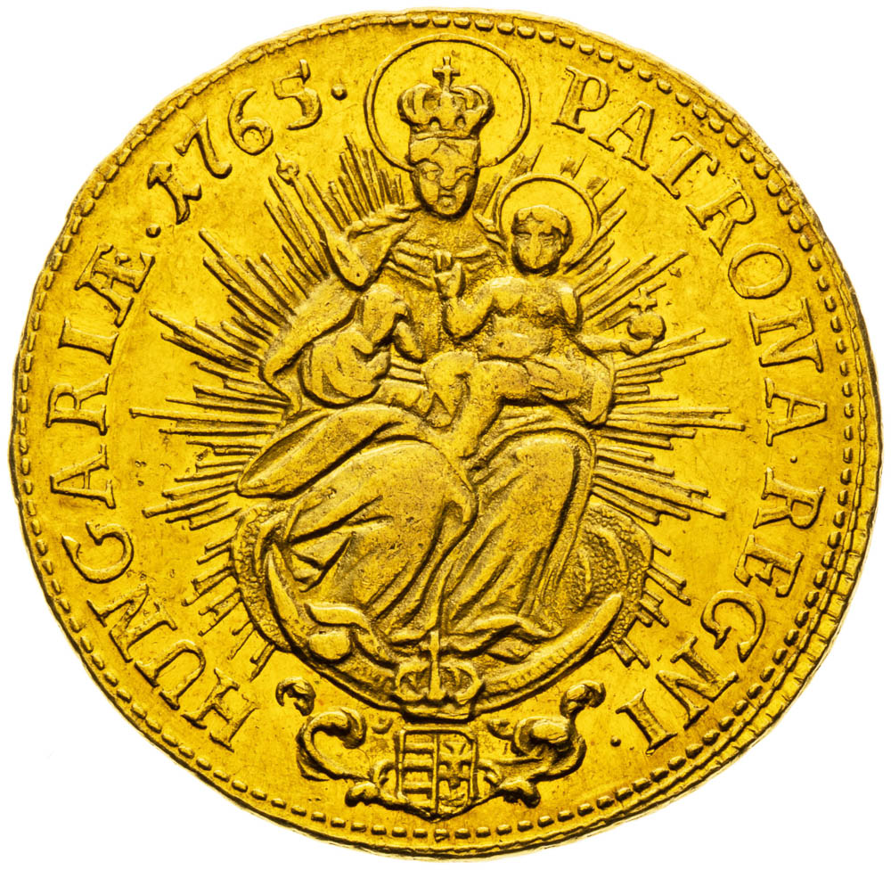 2 Ducats 1765 - back