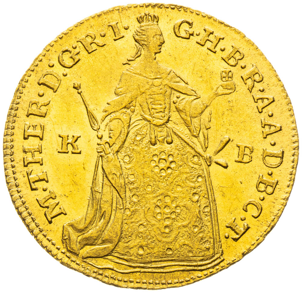 Ducat 1756 - front