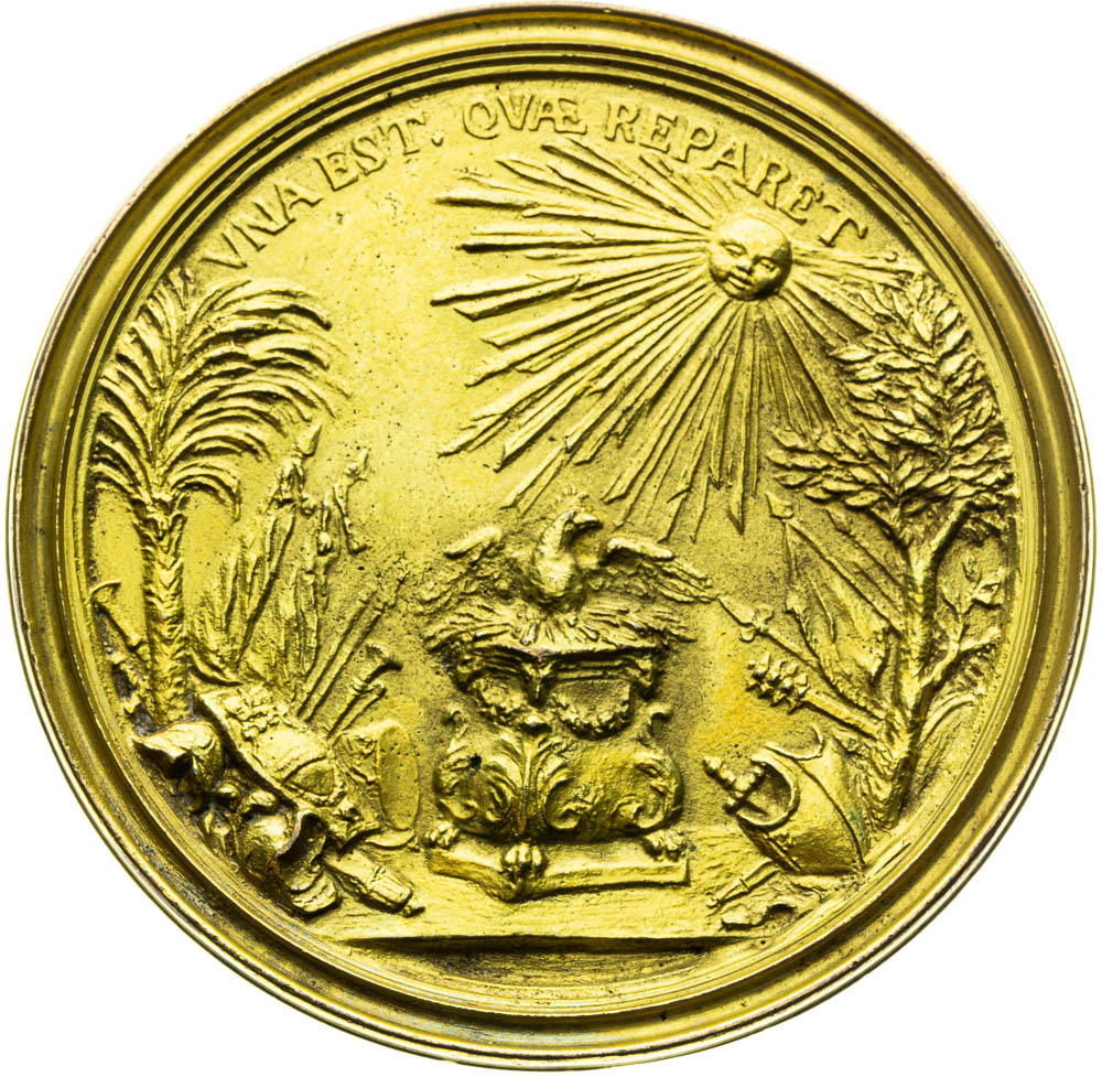 Medal 1743 - back