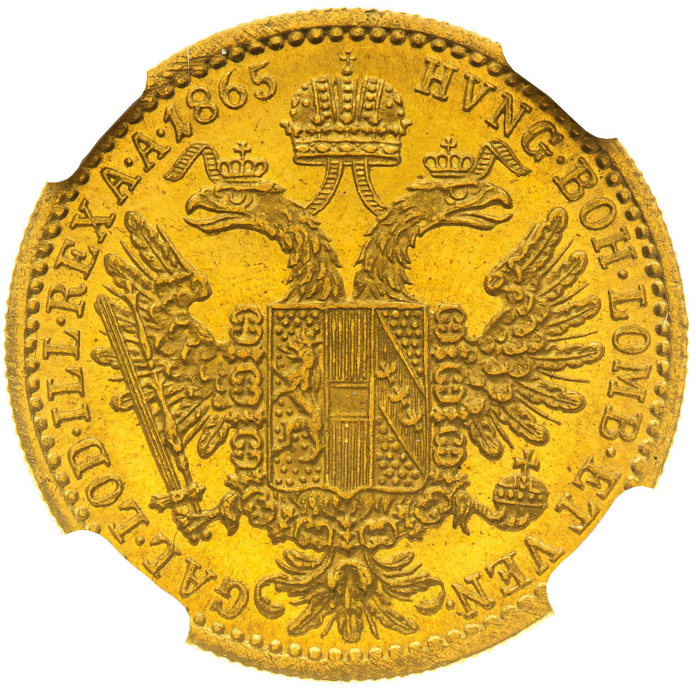 Ducat 1865 - back