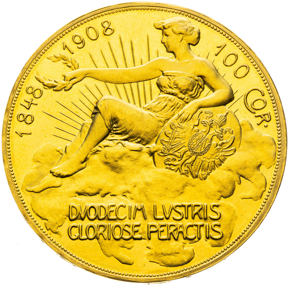 100 Corona 1908 - back