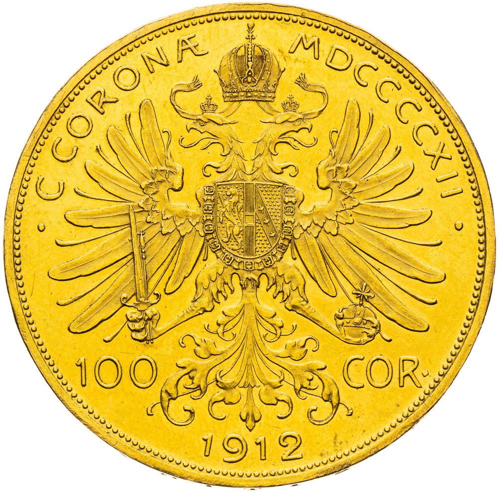 100 Corona 1912 - back
