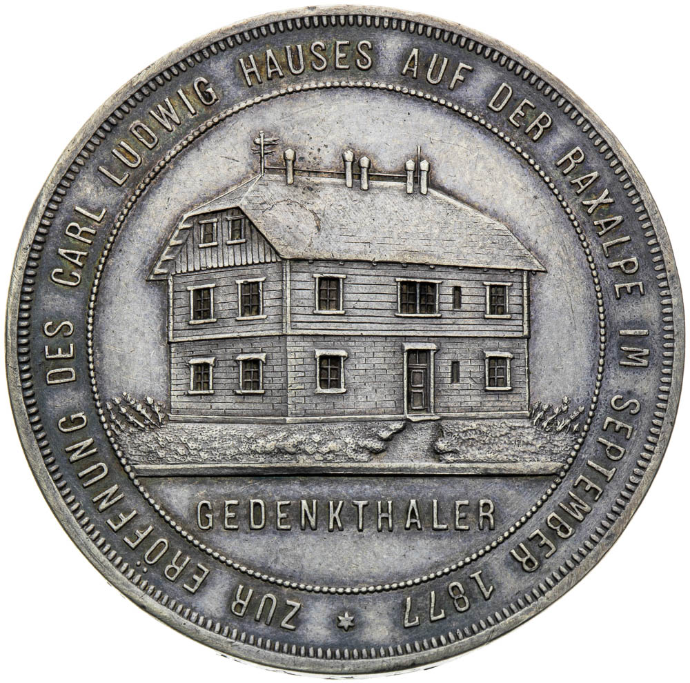 Silver medal 1877 (Thaler) - back