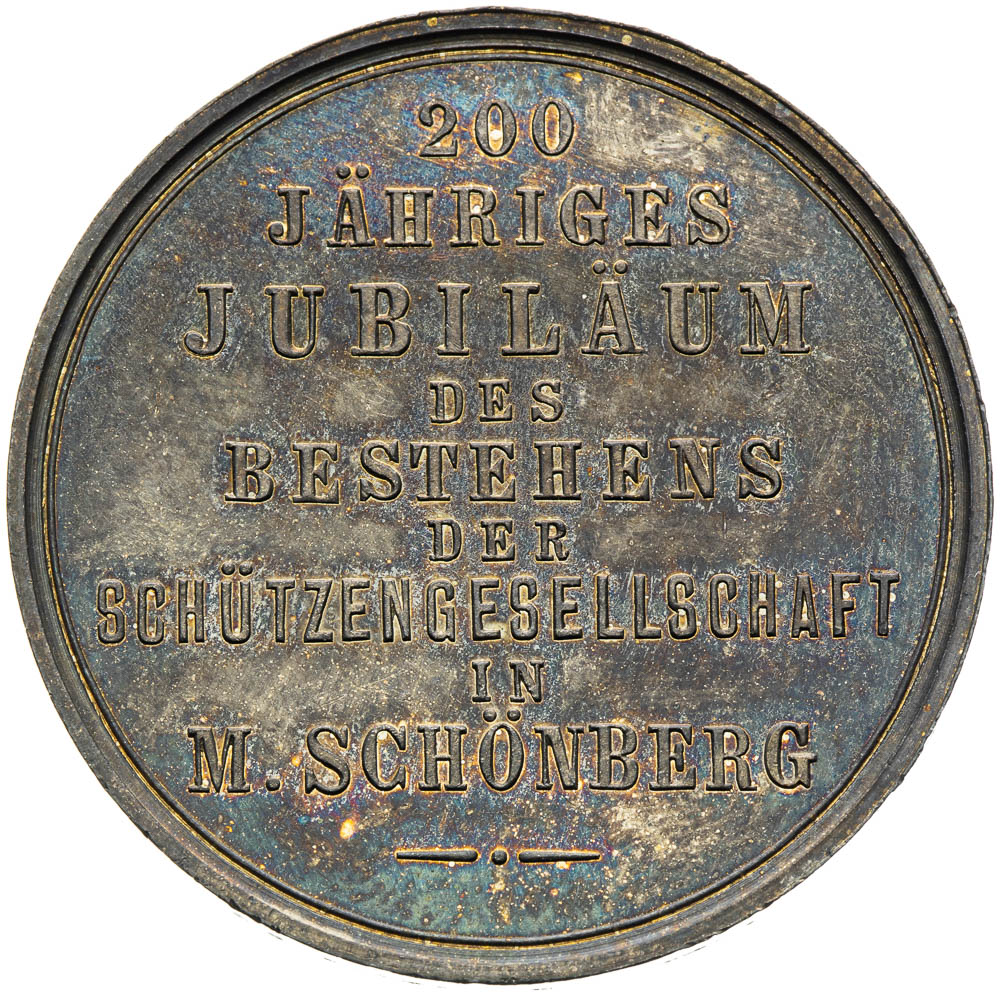 Silver Medal 1887 - back