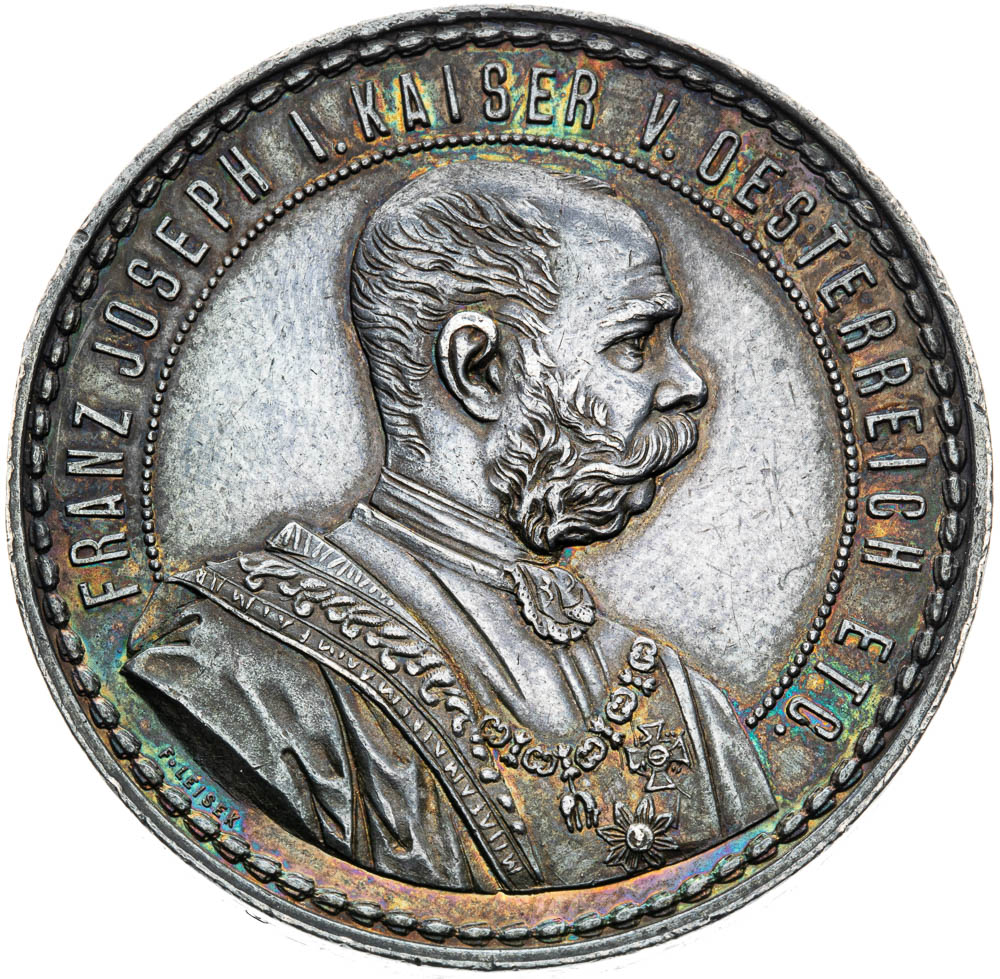 Silver Medal 1888 (2 Gulden) - front