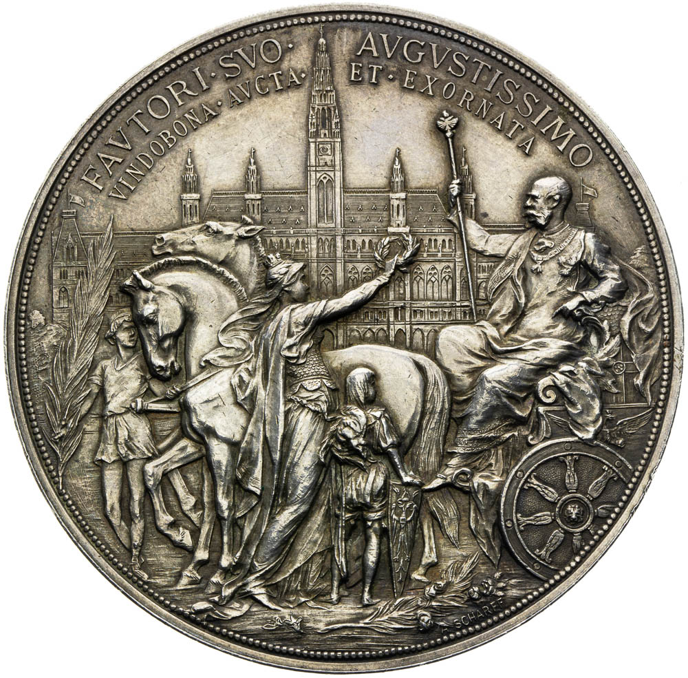Silver medal 1888 - back