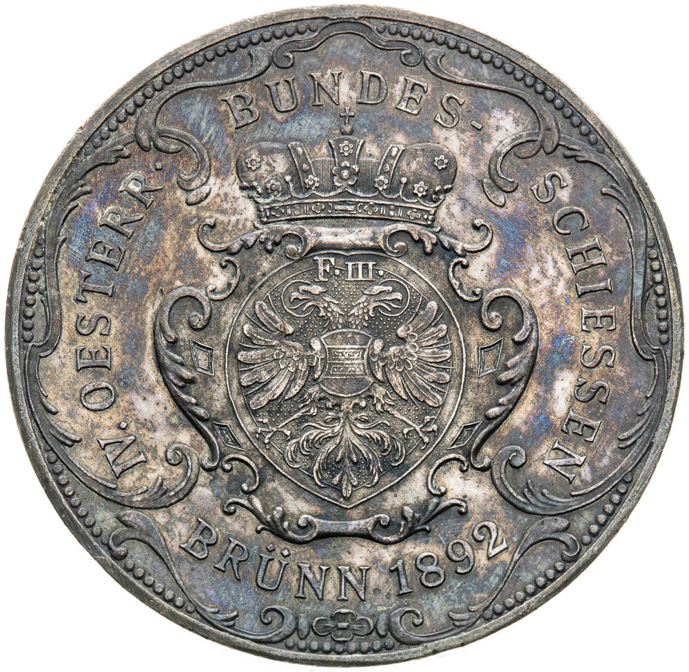 Silver medal 1892 - front